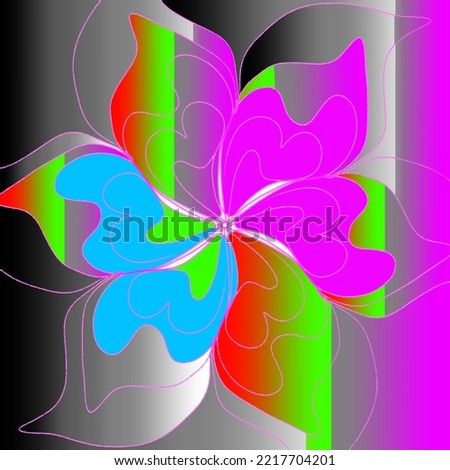 beautiful abstract with interesting colors and shapes