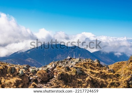 Mountain scenery with autumn leaves seen from Mt. Nikko-Shirane
Nikko-Shirane is one of Japan's 100 famous mountains Royalty-Free Stock Photo #2217724659