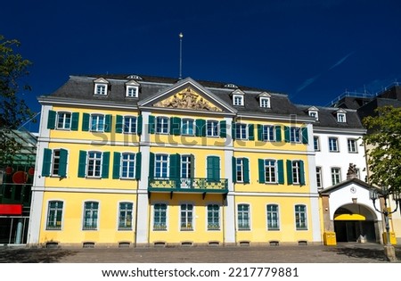 Post office on the Muensterplatz square in Bonn - North Rhine-Westphalia, Germany Royalty-Free Stock Photo #2217779881