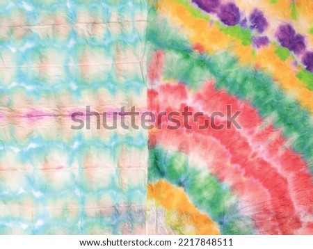 Tie Dye Line Oriental Patchwork. Grey Vector Floral Print. Red Vector Line Watercolor Texture. Patchwork Ethnic Water Patch. Blue Stripe Ikat Pattern. Floral Dip Pattern. Vector Effect Texture