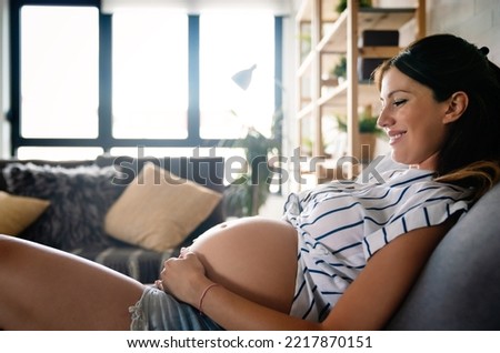Beauty Pregnant Woman. Pregnant Belly. Beautiful Pregnant Woman Expecting Baby. Maternity concept.