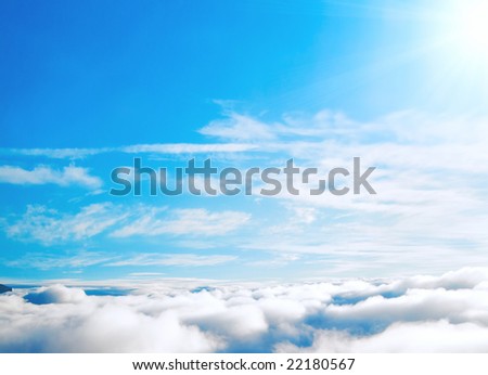 Forever sunshine above clouds!