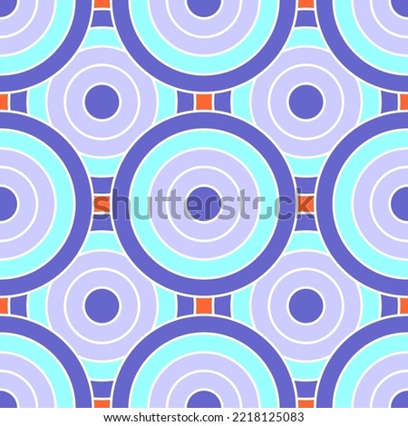 colorful circle and square pattern background. vector illustration