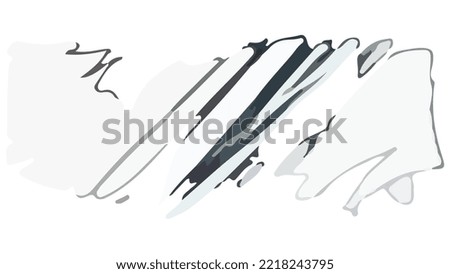 Light rectangular shape with diagonal brush strokes in grunge style. Irregular shapes and rough edges. Vector design element.