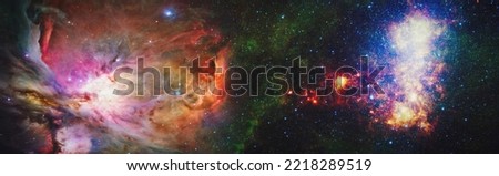 Mystical beautiful space. Unforgettable diverse space background , Spiral galaxy in deep space. Elements of this image furnished by NASA.
