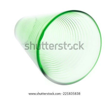 glass color isolated on white background