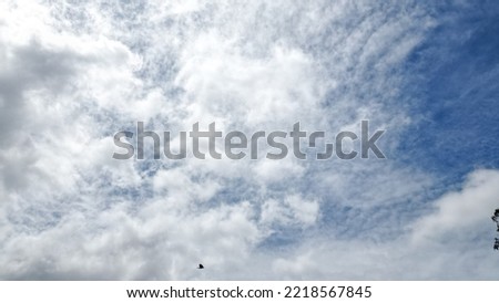 background white clouds and sky