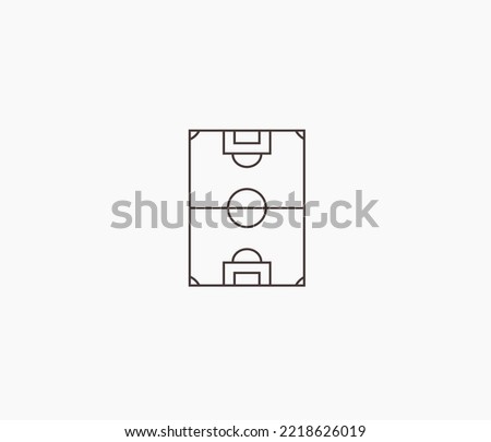 football court line design concept