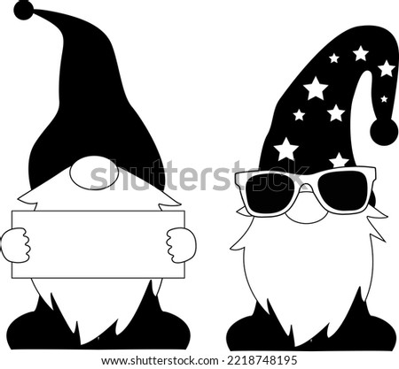 Gnomes with empty board in hand