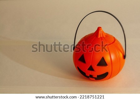 halloween pumpkin on a white background