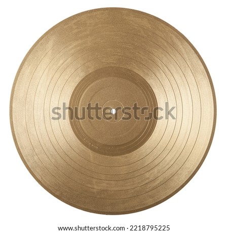 Vinyl record with recorded music Royalty-Free Stock Photo #2218795225
