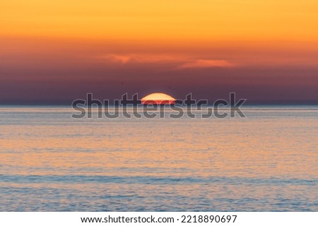 sunset picture costa nova beach