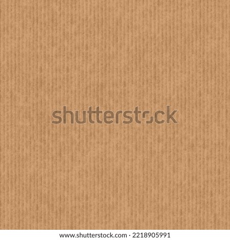 Seamless Kraft Paper Texture. Rough, grainy, beige material. Minimalistic background for design, advertising, 3d. Empty space for inscriptions. A cardboard sheet for packing the parcel. 