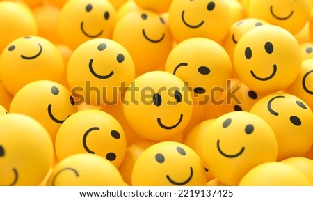 world smile day emojis composition
