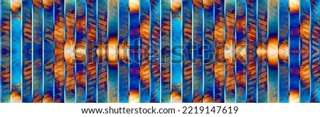 Psychedelic abstract background made from knife decaled blades heated in the fire