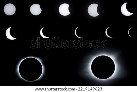 Total solar eclipse sequence 2017- USA