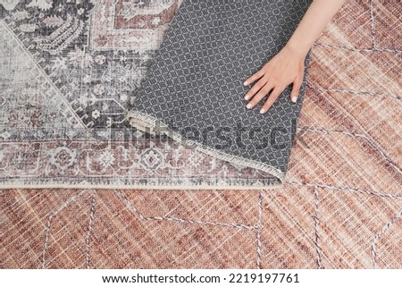 carpet photo in the studio