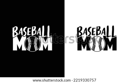 Baseball  Mom T shirt design, typography