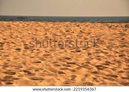 Artistic photography of the beach by the sea Royalty-Free Stock Photo #2219356367