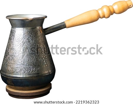 Coffee pot isolated on the white background. 