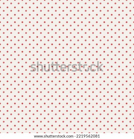 Seamless pattern with red polka dots. Celebration illustration. Merry Christmas. Beautiful Christmas prints. Classic print.