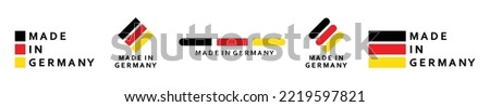 Made in Germany Icon vector illustration Royalty-Free Stock Photo #2219597821