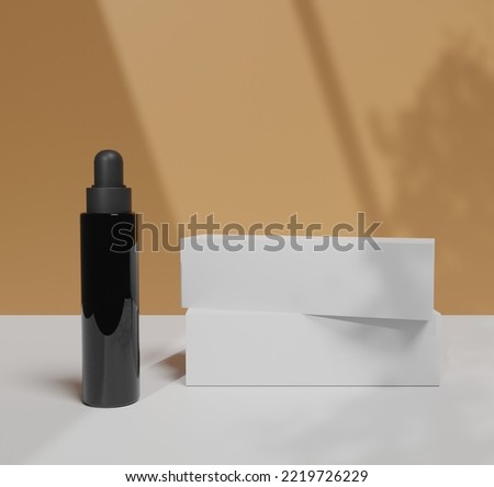 mockup of a lotion bottle in the form of a beauty product with  window light and bright pastel wall