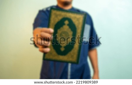 Defocus abstract background of the moslem