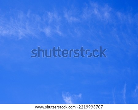 Desktop Wallpaper .Blue sky with soft clouds 