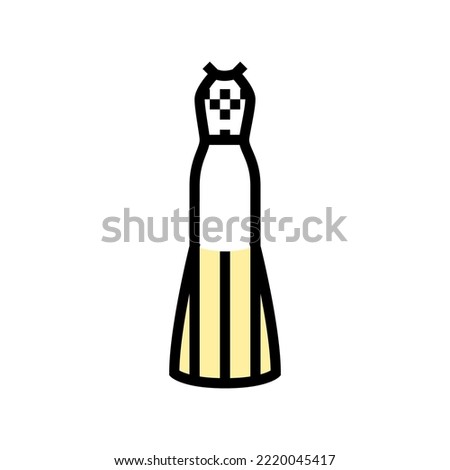 jewel bride dress color icon vector. jewel bride dress sign. isolated symbol illustration