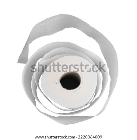 ia roll of toilet paper n a transparent background