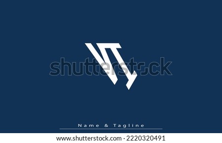 Alphabet letters Initials Monogram logo VI , IV