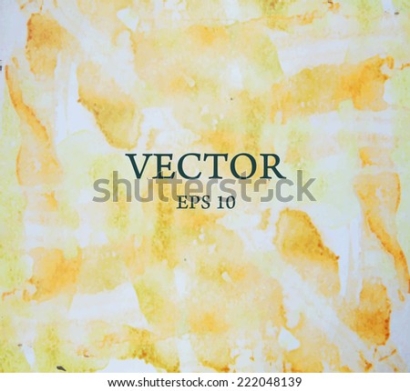 Abstract watercolor  background with brushstrokes