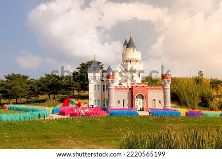 Snow White Cartoon City Castle Model tourist attractions in Thailand