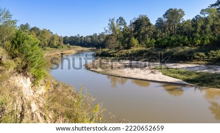 Spring Creek Greenway in Humble, TX Royalty-Free Stock Photo #2220652659