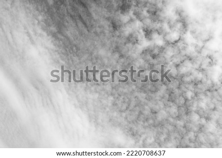 Black and white clouds background and texture