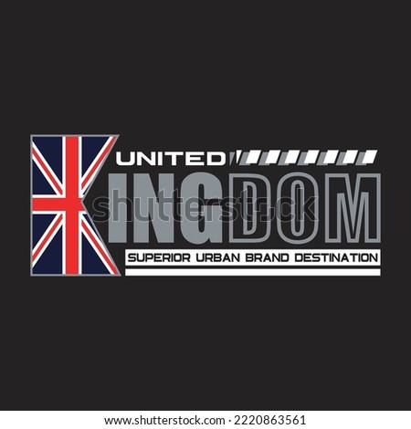 united kingdom design typography vector illustration for print
