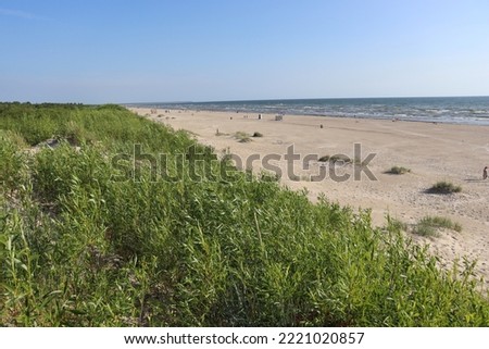 Latvia. Liepaja beach. Summer in Liepaja. Royalty-Free Stock Photo #2221020857