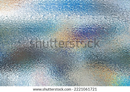 Holograph background. Holographic texture foil effect. Hologram abstract backdrop. Iridescent backdrop. Rainbow gradient. Pearlescent metal surface for designs prints. Pastel tone. Vector illustration Royalty-Free Stock Photo #2221061721
