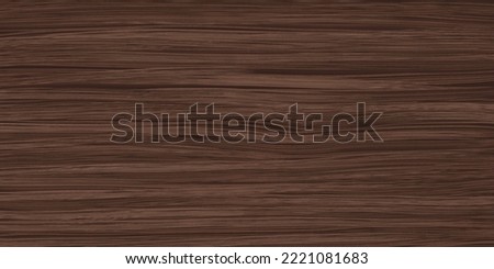 Uniform walnut wooden texture with horizontal veins. Vector wood background. Lining boards wall. Dried planks