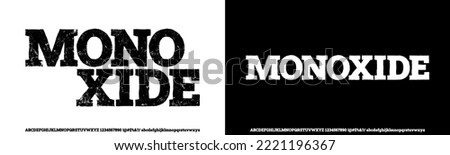 Modern Vintage Grunge Rough Distress Bold Font. Typography urban style alphabet fonts for fashion, sport, movie, logo design, vector illustration
