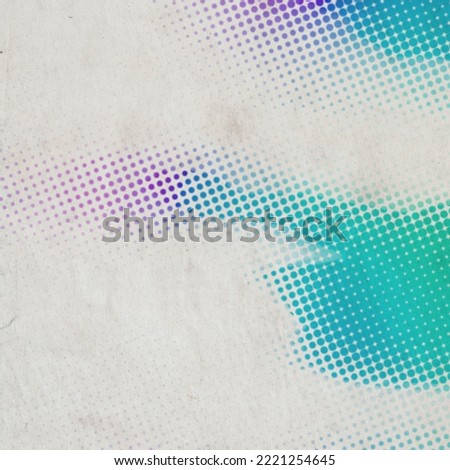 abstract pattern on paper texture, colorful halftone background Royalty-Free Stock Photo #2221254645