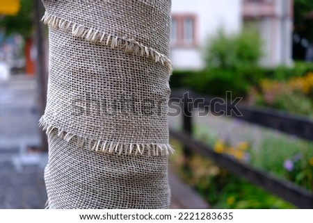 Natural Jute Film Tape for Protect Tree in the Winter.