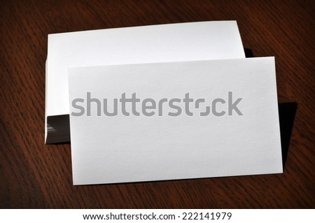 Blank Business Cards