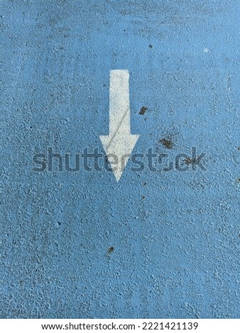 direction sign, white direction sign on blue background, bicycle road