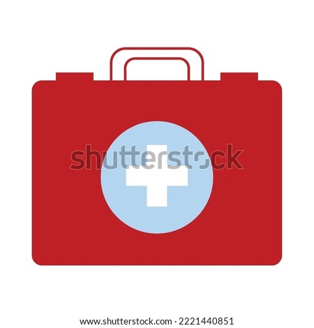 kit first aid medical icon isolated