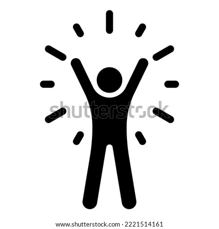 Self-Confidence icon. Confidence icon from life skills, Vector illustration. Royalty-Free Stock Photo #2221514161