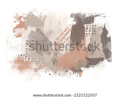 Abstract background. Abstract painting, can be used as a fashionable background for wallpaper, posters. Painting with a brush.