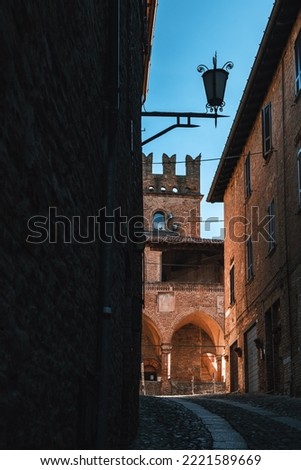 Small medieval village in Lombardy