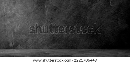 Black Wall Background Floor Studio Texture Photography Platform Dark Kitchen Product Counter Pattern Abstract 3d Table Space Interior Room Template Mockup Plant Desk Stage Scene Cement Concrete Loft.